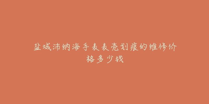 盐城沛纳海手表表壳划痕的维修价格多少钱