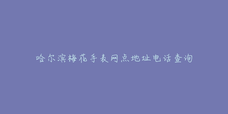 哈尔滨梅花手表网点地址电话查询-名表号 哈尔滨梅花手表网点地址电话查询