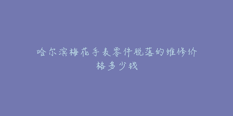 哈尔滨梅花手表零件脱落的维修价格多少钱-名表号 哈尔滨梅花手表零件脱落的维修价格多少钱