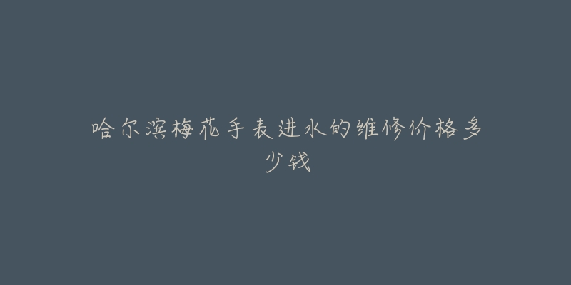 哈尔滨梅花手表进水的维修价格多少钱-名表号 哈尔滨梅花手表进水的维修价格多少钱