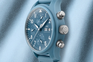 IWC万国表飞行员系列TOP GUN 新增两款浅蓝色计时腕表