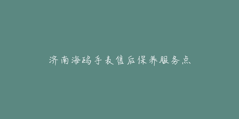 济南海鸥手表售后保养服务点-名表号 济南海鸥手表售后保养服务点