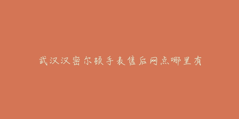 武汉汉密尔顿手表售后网点哪里有-名表号 武汉汉密尔顿手表售后网点哪里有