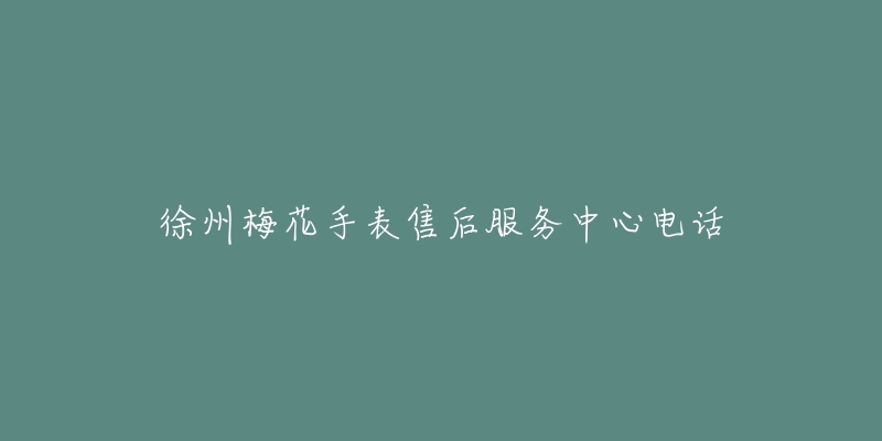 徐州梅花手表售后服务中心电话-名表号 徐州梅花手表售后服务中心电话